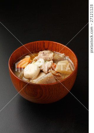 豬肉和蔬菜味噌湯 27121128