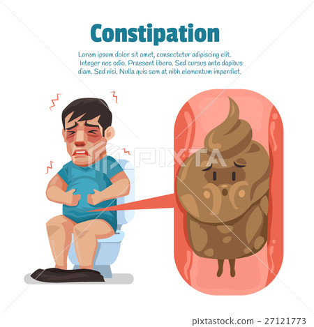 Constipation - Stock Illustration [27121773] - PIXTA