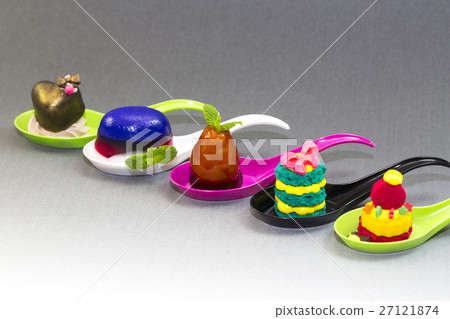 Mini desserts and meat canapes vegetable snacks in Mini desserts and meat canapes vegetable snacks in 27121874