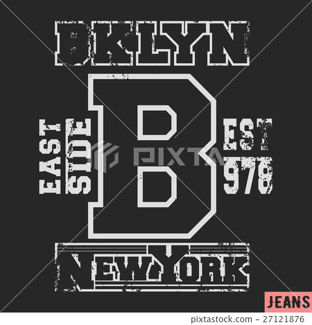 Brooklyn vintage stamp 27121876