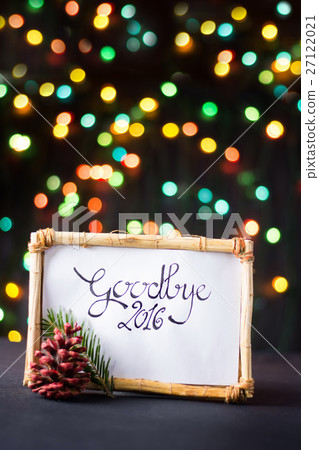 goodbye 2016 with star colorful bokeh goodbye 2016 with star colorful bokeh 27122021