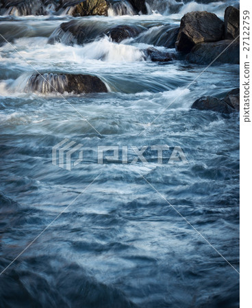 Wild small river cascade Wild small river cascade 27122759