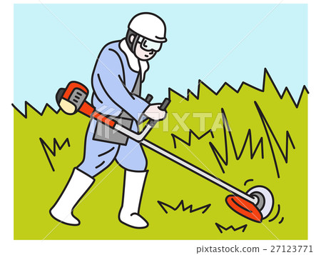 男人除草工作 27123771