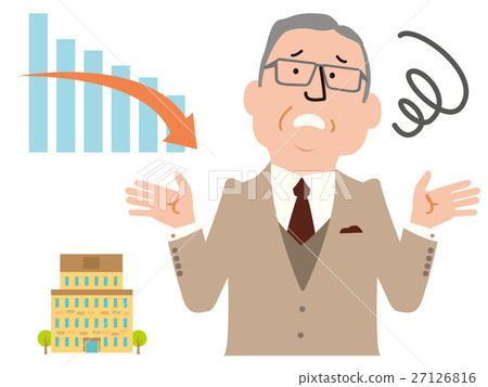 A male with an elderly suit 27126816