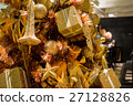 close up of luxury christmas tree ornament 27128826