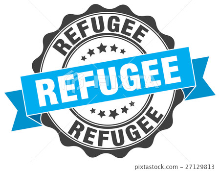 refugee stamp. sign. seal refugee stamp. sign. seal 27129813