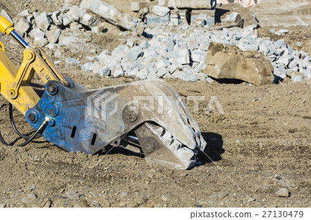 Power excavator rock drill 27130479