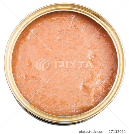 top view of open tin with caviar of alaska pollock top view of open tin with caviar of alaska pollock 27132011