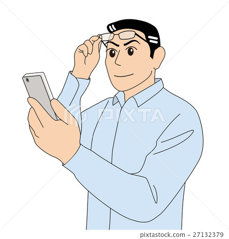 看智能手機_黑頭髮_年輕人 27132379
