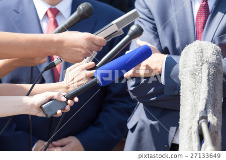 Media interview with businessman Media interview with businessman 27133649