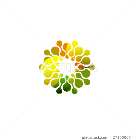 Digital colorful isolated circle logo template Digital colorful isolated circle logo template 27135965
