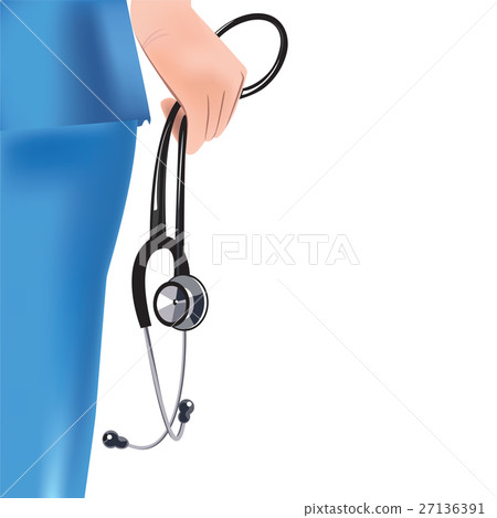 Doctor with phonendoscope. Therapist. First aid. Doctor with phonendoscope. Therapist. First aid. 27136391