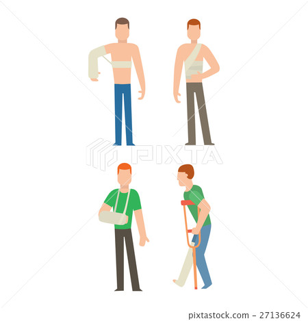 Trauma accident and human body safety vector Trauma accident and human body safety vector 27136624