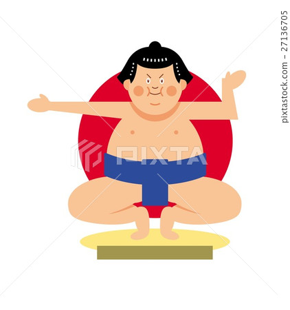 Sumo Wrestler B - Stock Illustration [27136705] - PIXTA