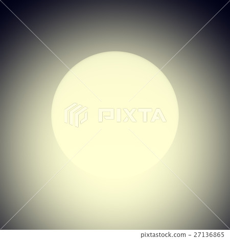 Round glowing lamp, 3D render 27136865