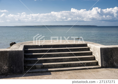 Stairs and seas of Ishigakijima / Kanonzaki 27137271
