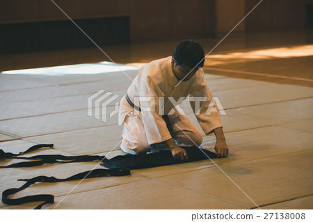 合氣道 男式正裝裙褲 道服 27138008