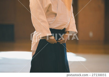 合氣道 男式正裝裙褲 道服 27138031