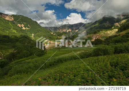 Famous Valley of Geysers. Famous Valley of Geysers. 27139719