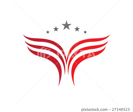 V Wing Logo Template V Wing Logo Template 27140523