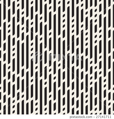 Vector Seamless Black And White Dashed Vertical 27141711