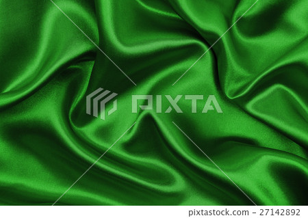 Smooth elegant green silk or satin luxury cloth Smooth elegant green silk or satin luxury cloth 27142892