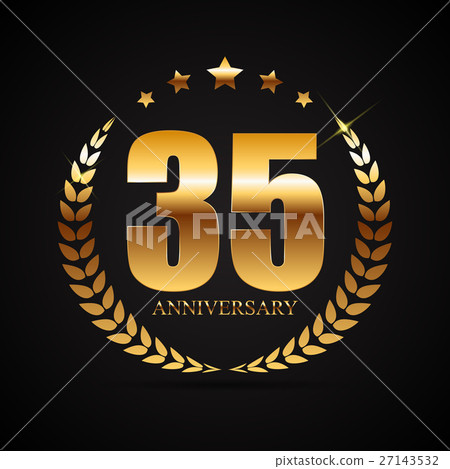 Template Logo 35 Years Anniversary Vector Template Logo 35 Years Anniversary Vector 27143532