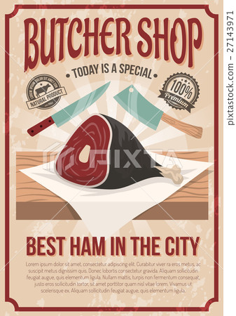 Butcher Shop Poster 27143971