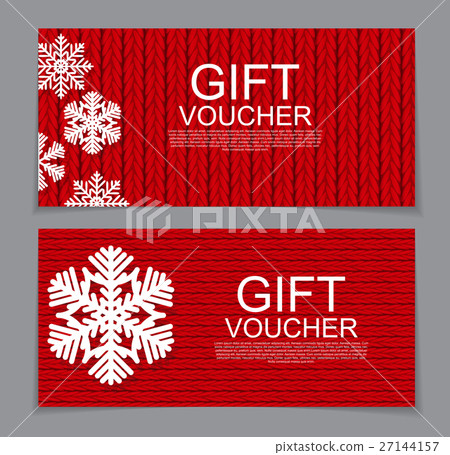 Gift Voucher Template for Christmas and New Year Gift Voucher Template for Christmas and New Year 27144157