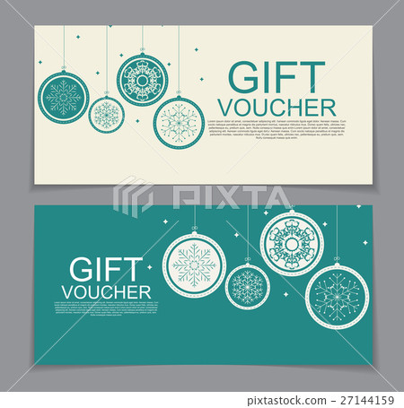 Gift Voucher Template for Christmas and New Year Gift Voucher Template for Christmas and New Year 27144159