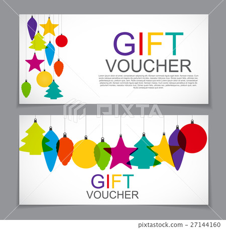 Gift Voucher Template for Christmas and New Year Gift Voucher Template for Christmas and New Year 27144160