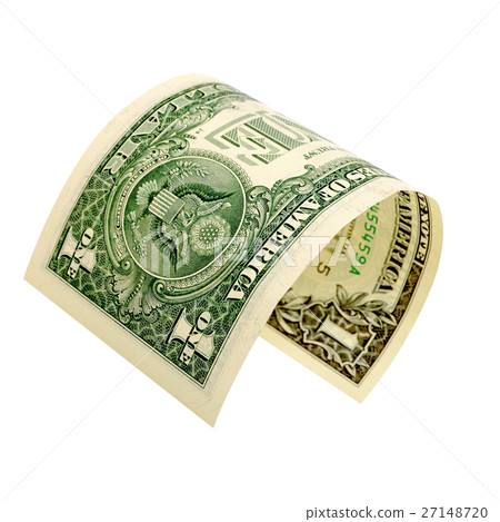 One dollar isolated. 27148720