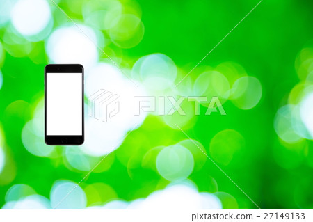 Hamikomi Sumaho新綠色圖像背景材料背景綠色背景植物春天初夏光束離開綠色並且複制空間 27149133