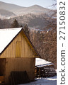 Winter scenery, cottage in the mountains 27150832