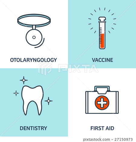 Vector illustration. Flat medical background Vector illustration. Flat medical background 27150973