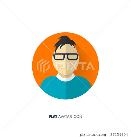 Avatar in a flat style. Person. Social media Avatar in a flat style. Person. Social media 27151504