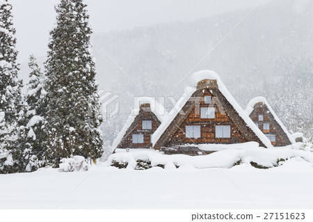 岐阜_白川鄉雪景 27151623