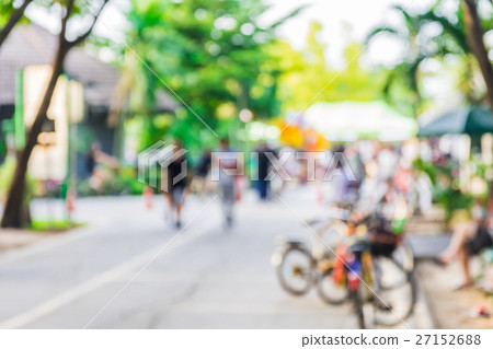 blurred motion background of summer activities 27152688