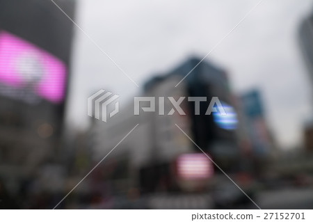 Shibuya爭奪交叉點交通bokeh 27152701