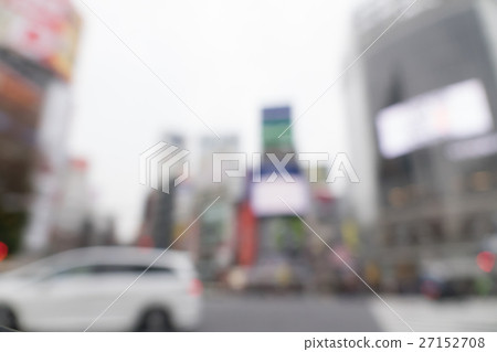 Shibuya爭奪交叉點交通bokeh Shibuya爭奪交叉點交通bokeh 27152708