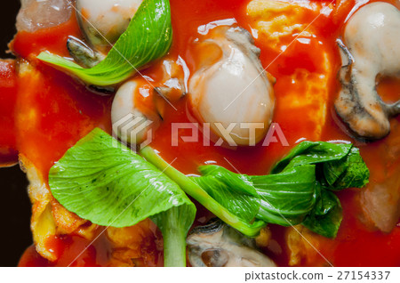 台灣小吃，蠶絲烤，台灣小吃，台灣小吃，牡蠣煎蛋 27154337