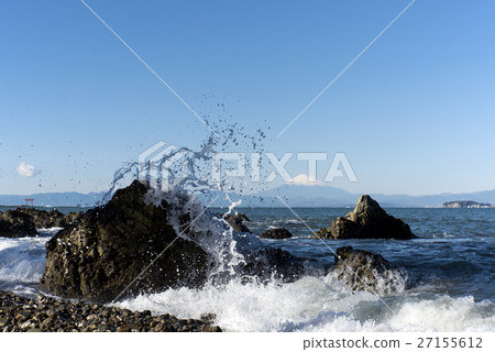 Fuji seen from the Morito coast 27155612