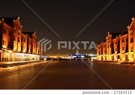 Yokohama Red Brick Warehouse Night view Yokohama Red Brick Warehouse Night view 27163513