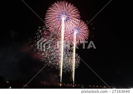 Nagano Ebietsu fireworks festival winter fireworks Nagano Ebietsu fireworks festival winter fireworks 27163640