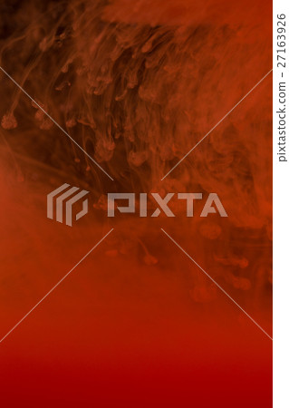 Red paint drops in the water 27163926