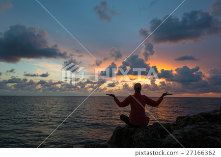 meditation on seaside meditation on seaside 27166362