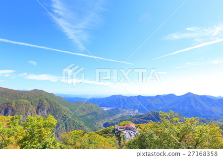 日光秋平的風景[秋天的天空·藍天] 27168358