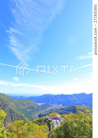 日光秋平的風景[秋天的天空·藍天] 27168360