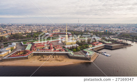 Aerial view of Peter and Paul Fortress Aerial view of Peter and Paul Fortress 27169347