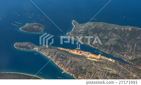 Croatia aerial view Croatia aerial view 27171091